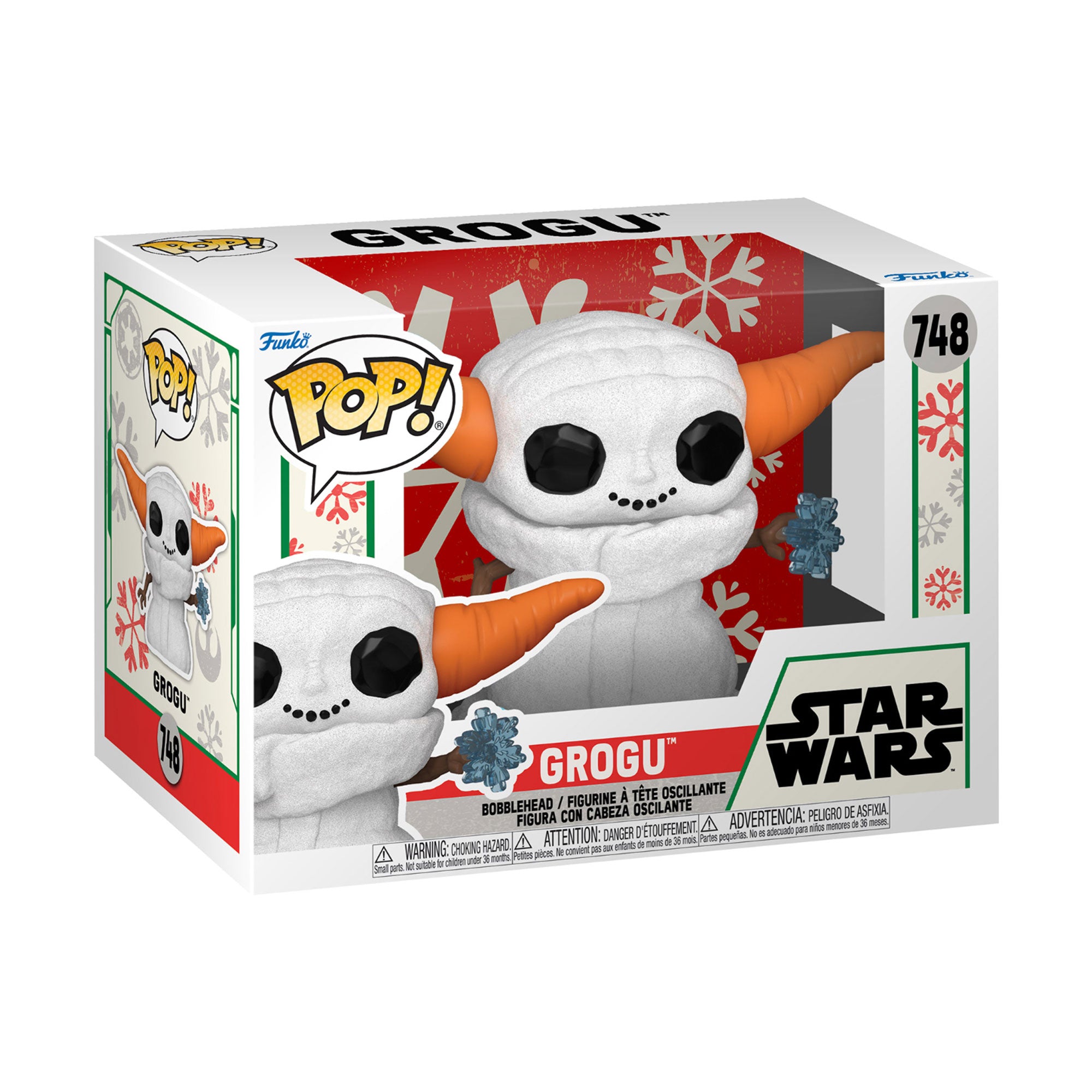 Funko Pop! Star Wars: Holiday Grogu - Snowman Grogu - KOODOO