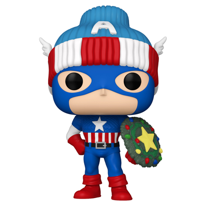 Funko Pop! Marvel: Holiday S4 - Captain America - KOODOO