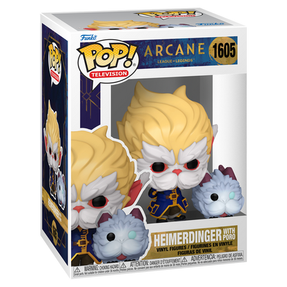 Funko Pop! Television: Arcane League of Legends - Heimerdinger With Poro - KOODOO