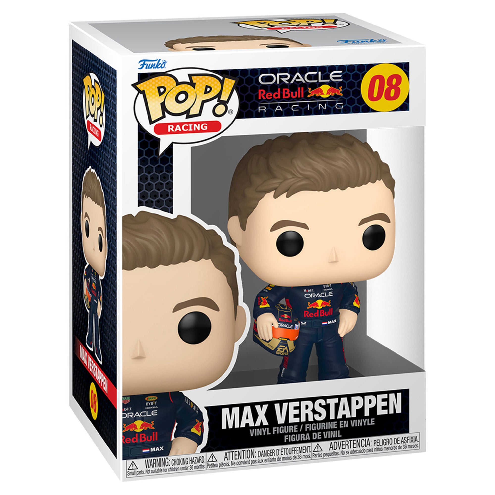 Funko Pop! Racing: Oracle Red bull Racing - Verstappen With Helmet - KOODOO