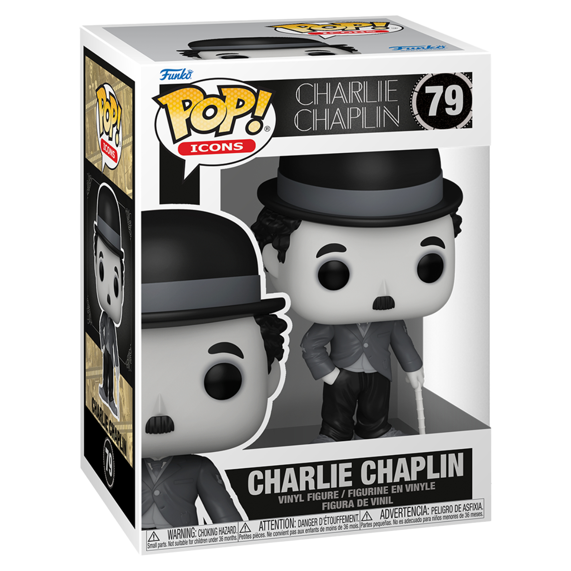 Funko Pop! Icons: Charlie Chaplin - Charlie Chaplin - KOODOO