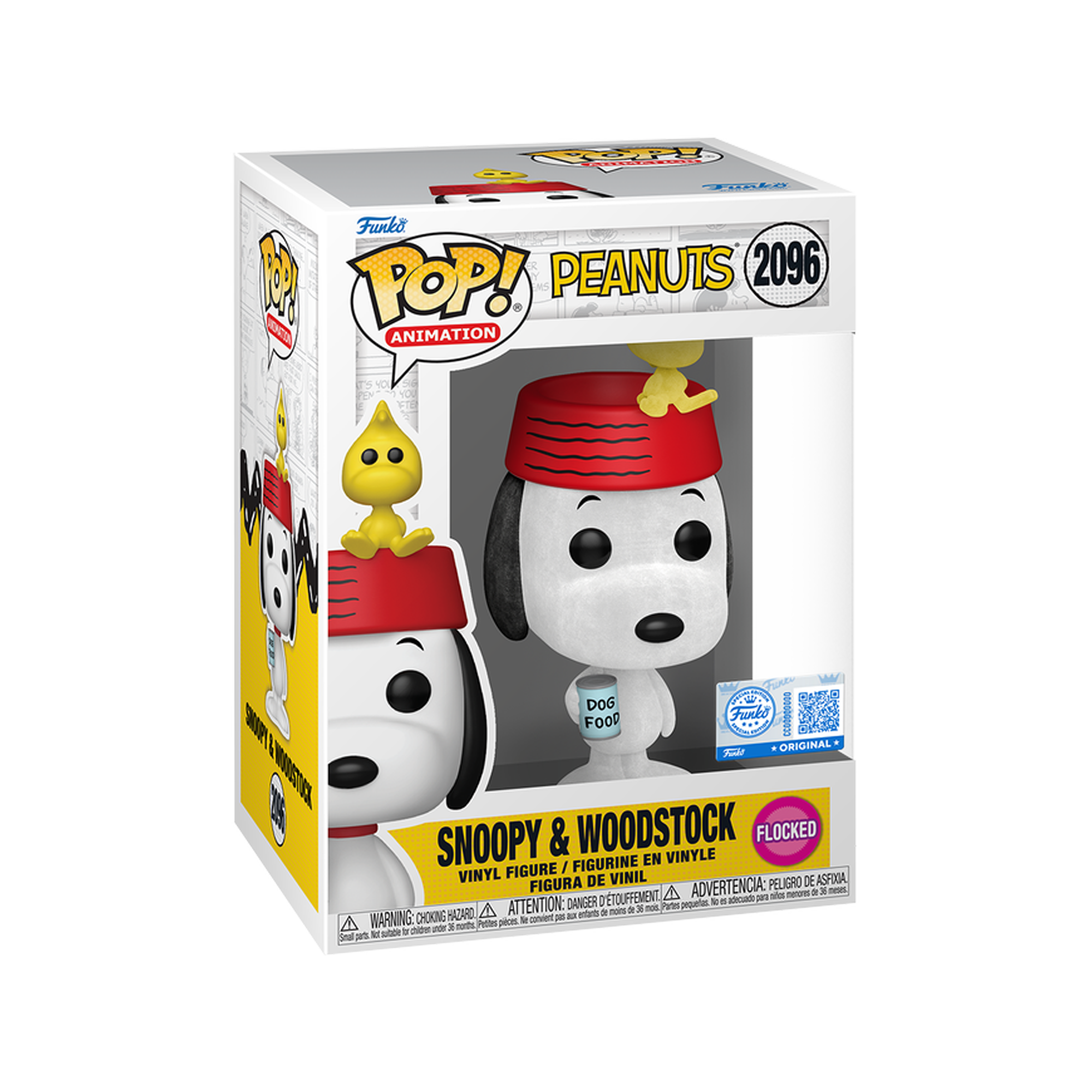 Funko Pop! Animation: Peanuts - Snoopy & Woodstock (Flocked - Special Edition) - KOODOO