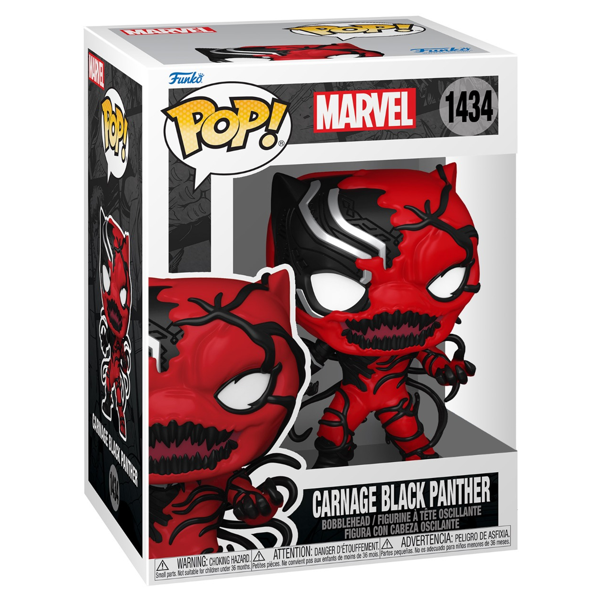 Funko Pop! Marvel: Carnage Black Panther - KOODOO