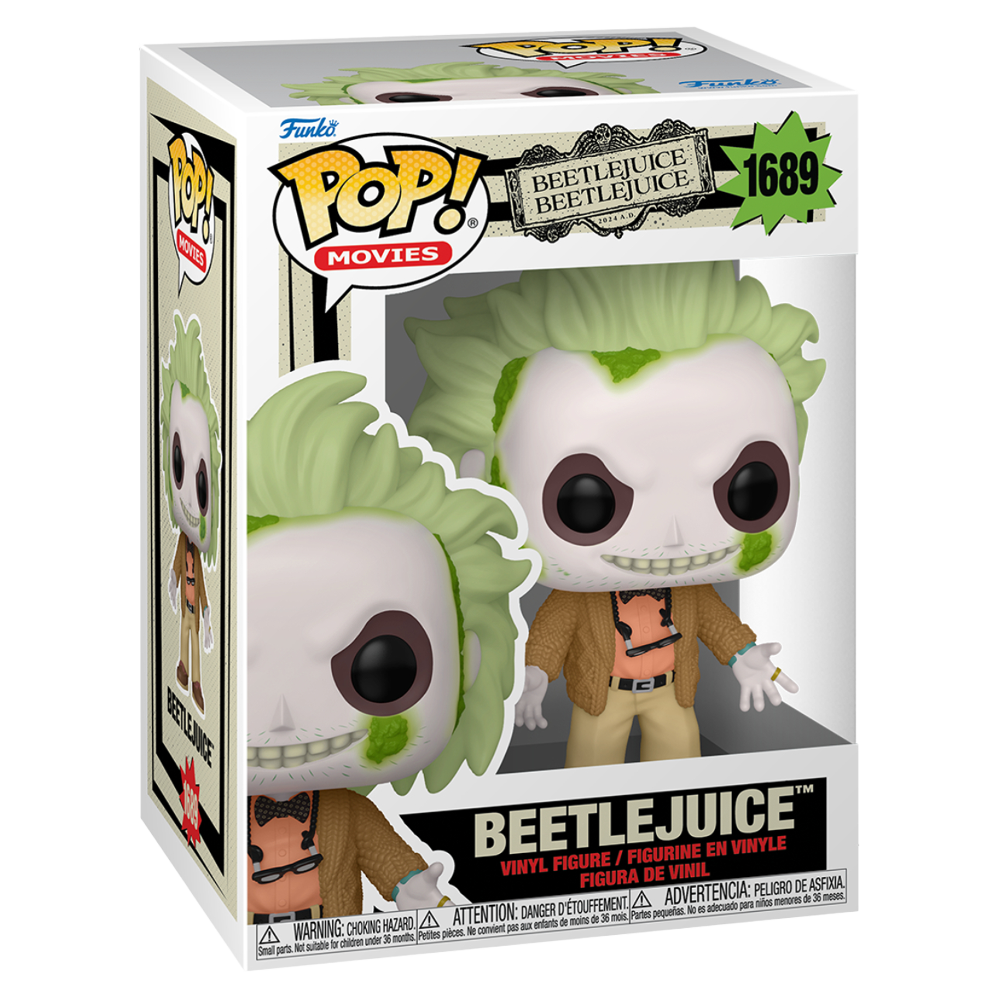 Funko Pop! Movies: Beetlejuice - Beetlejuice in Cardigan - KOODOO