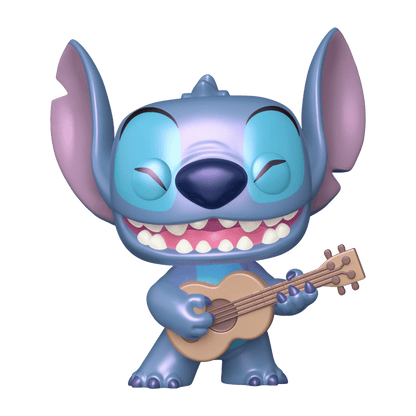 Funko Pop! Disney: Lilo & Stitch - Stitch with Ukulele (Pearlescent - Special Edition) - KOODOO