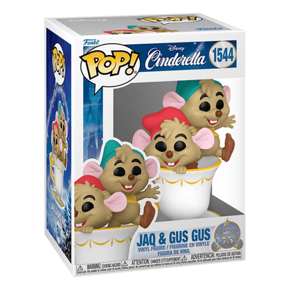 Funko Pop! Disney: Cinderella 75th Anniversary - Jaq & Gus Gus In Cup - KOODOO