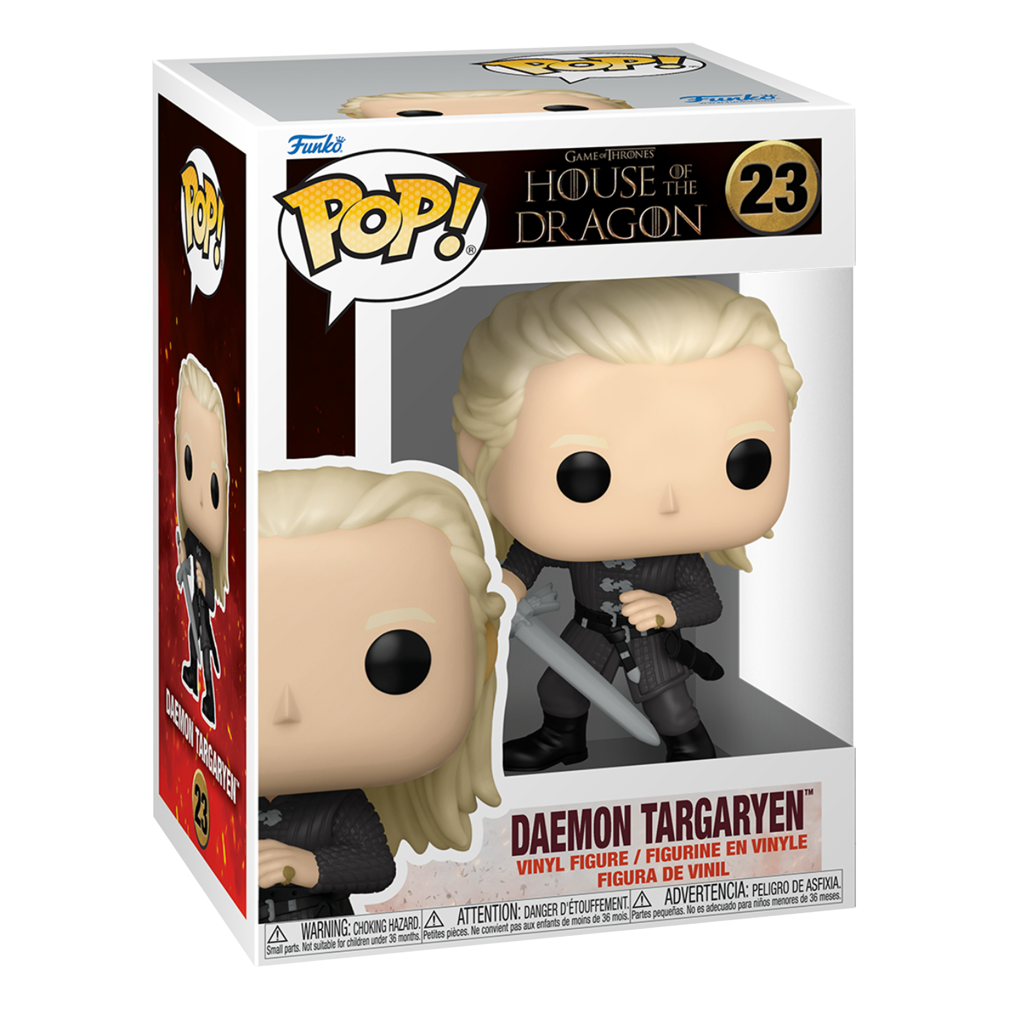 Funko Pop! Game Of Thrones: House Of The Dragon - Daemon Targaryen with Dark Sister - KOODOO