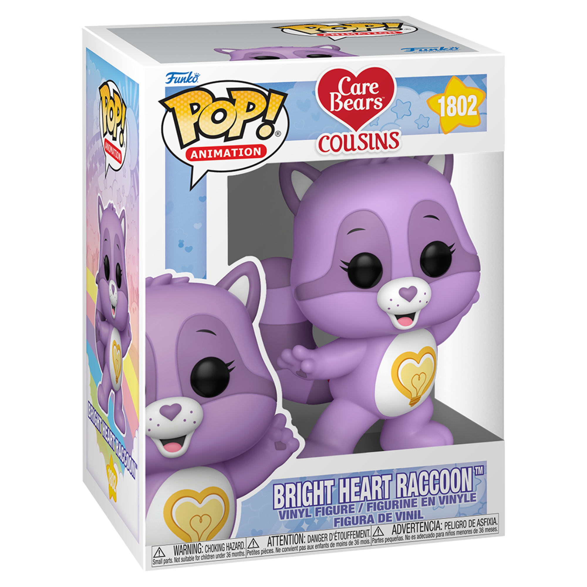 Funko Pop! Animation: Care Bears Cousins - Bright Heart Raccoon - KOODOO