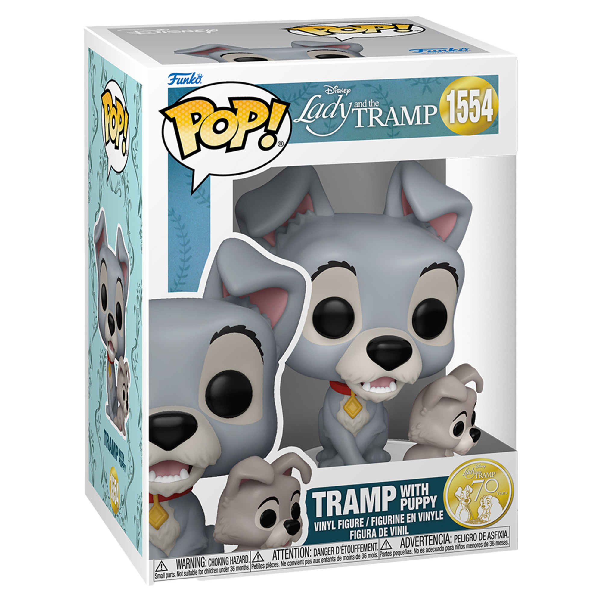 Funko Pop! Disney: Lady And The Tramp - Tramp With Puppy - KOOOO