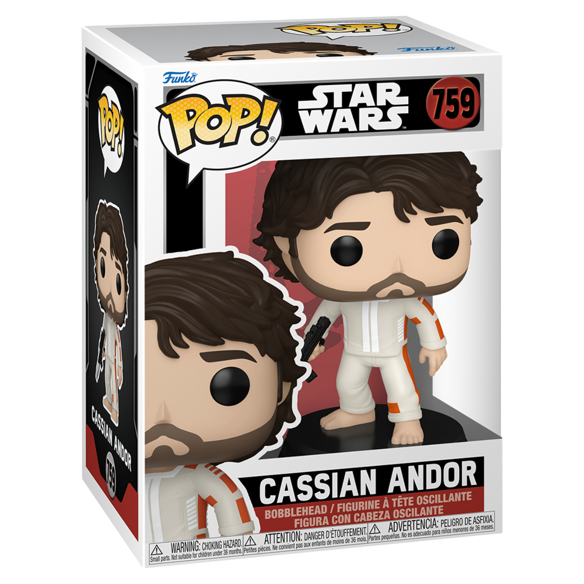 Funko Pop! Star Wars: Cassian Andor With Blaster - KOODOO