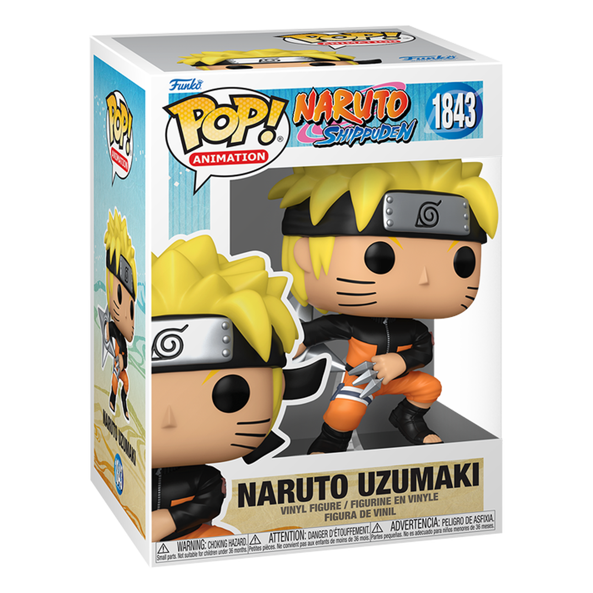 Funko Pop! Animation: Naruto Shippuden -Naruto Uzumaki with Kunai & Shuriken - KOODOO