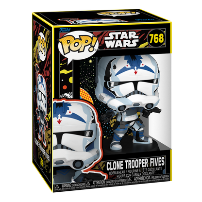 Funko Pop! Star Wars: Clone Trooper Fives (Retro) - KOODOO