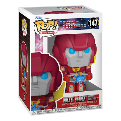 Funko Pop! Retro Toys: Transformers - Hot Rod with Matrix - KOODOO