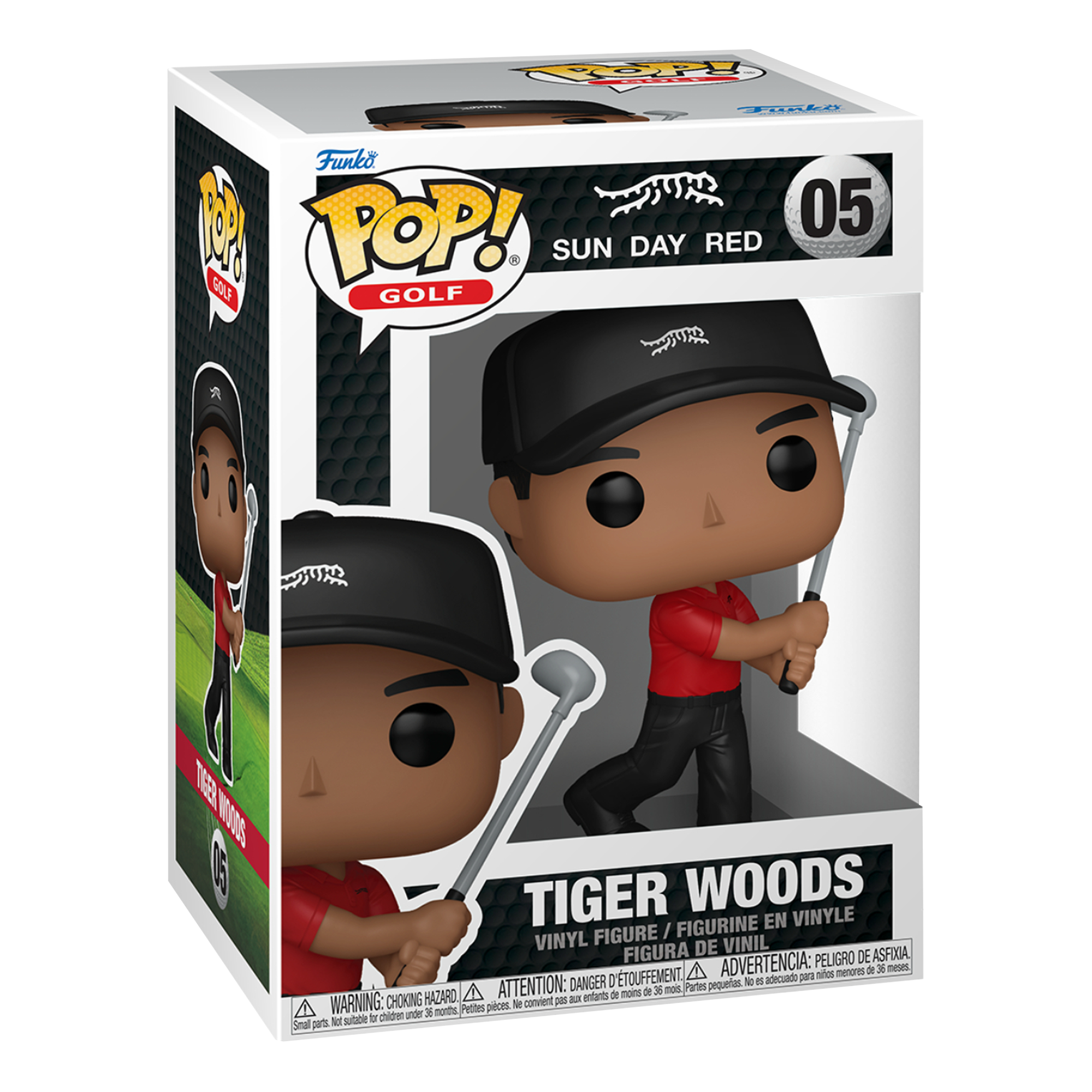 Funko Pop! Golf: Sun Day Red - Tiger Woods (Swinging) - KOODOO