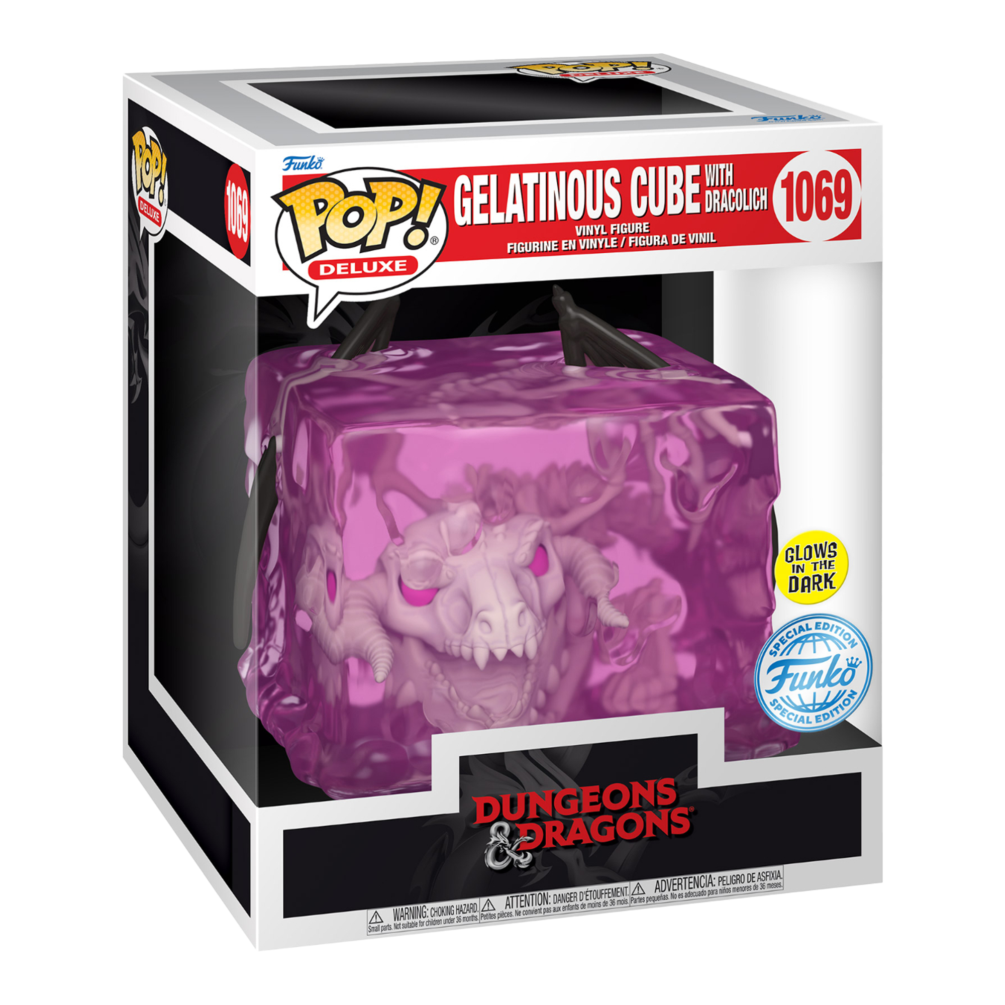 Funko Pop! Deluxe: Dungeons and Dragons - Gelatinous Cube With Dracolich (Glow in the Dark - Special Edition) - KOODOO