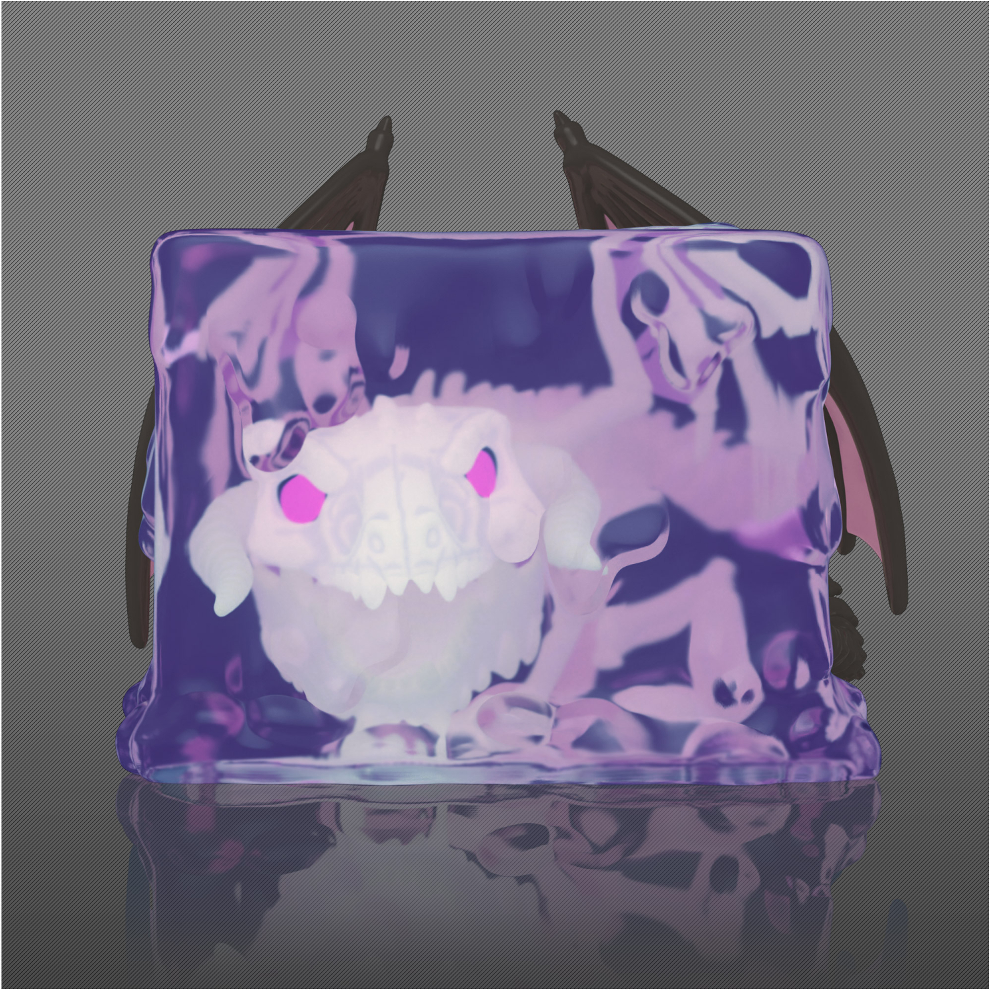 Funko Pop! Deluxe: Dungeons and Dragons - Gelatinous Cube With Dracolich (Glow in the Dark - Special Edition) - KOODOO