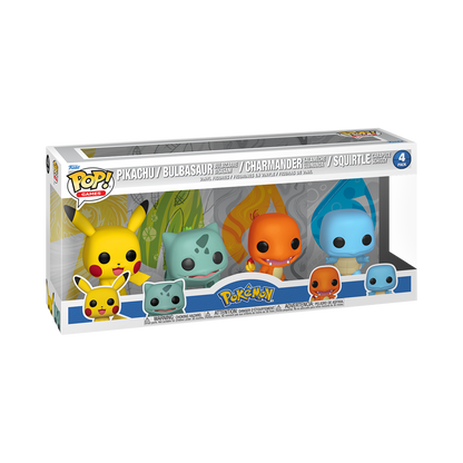 Funko Pop! Games: Pokemon - Pokemon Starters 4-Pack - KOODOO