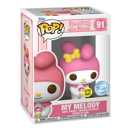 Funko Pop! Hello Kitty and Friends -  My Melody  (Glow in the Dark - Special Edition) - KOODOO