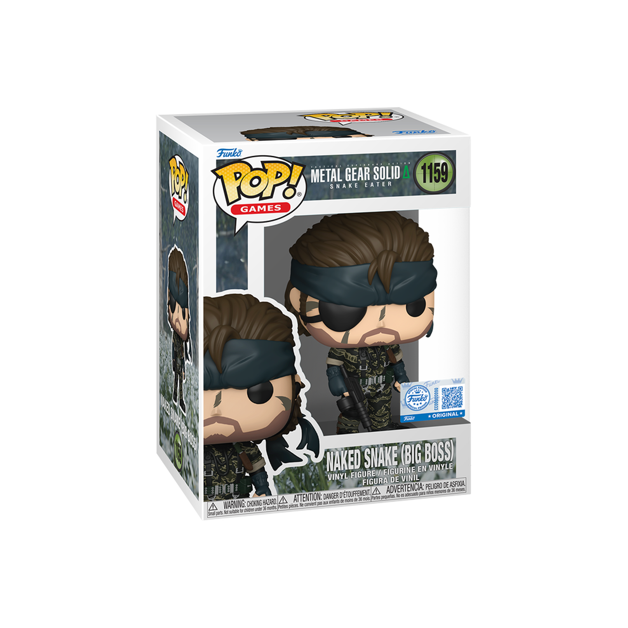 Funko Pop! Games: Metal Gear Solid Snake Eater - Naked Snake (Big Boss) (Special Edition) - KOODOO