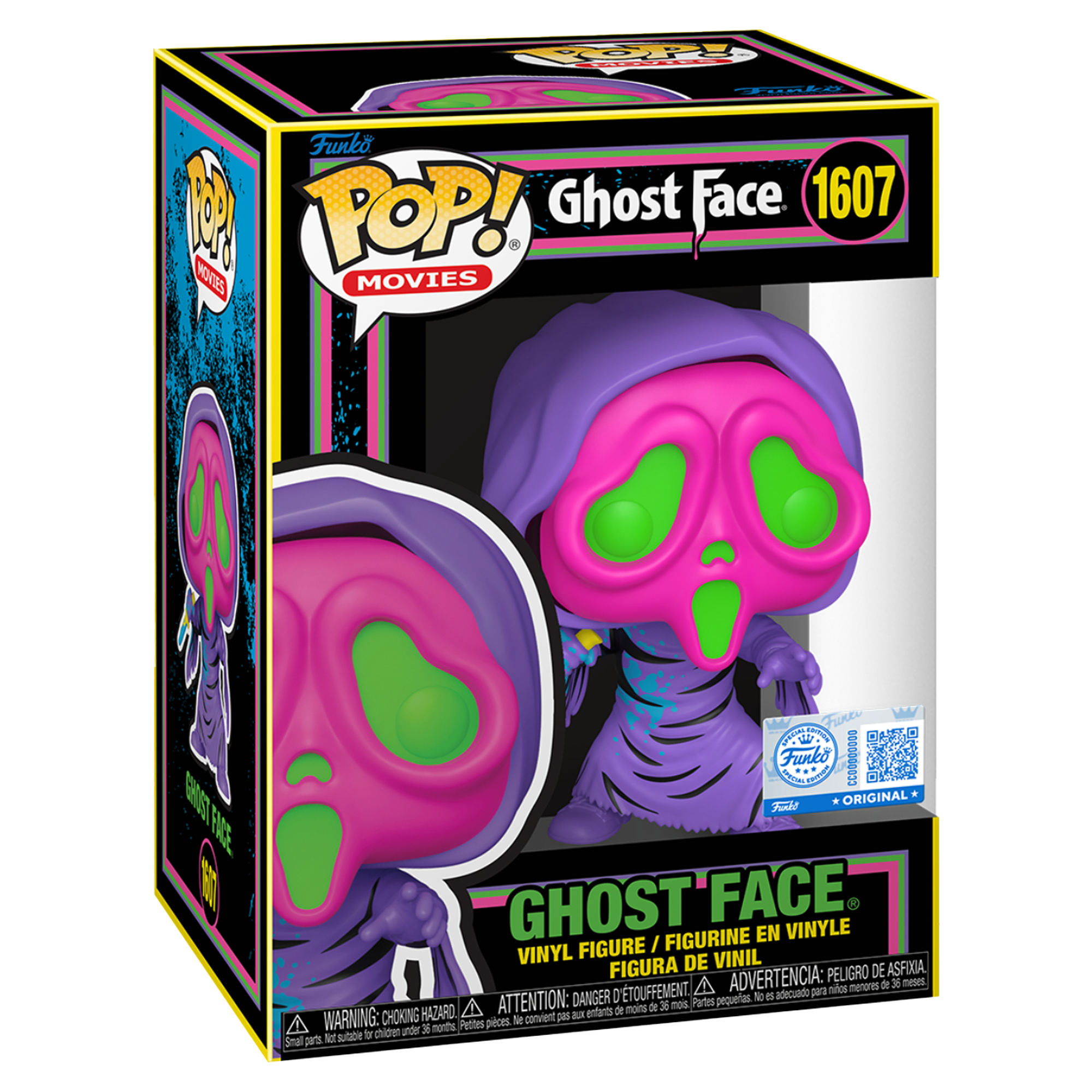 Funko Pop! Movies: Ghost Face - Ghost Face (Black Light - Special Edition) - KOODOO