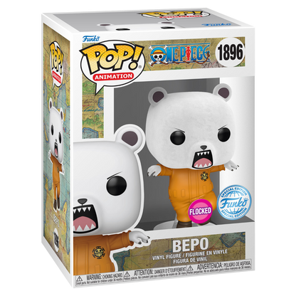 Funko Pop! Animation: One Piece - Bepo (Flocked - Special Edition) - KOODO