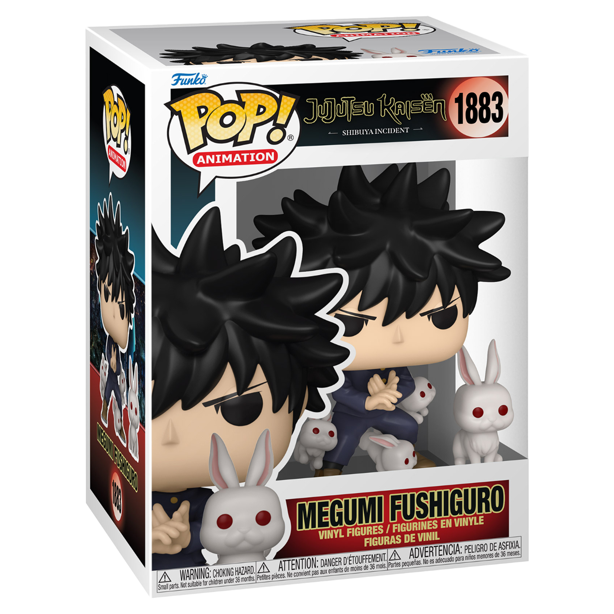 Funko Pop! Animation: Jujutsu Kaisen Shibuya Incident - Megumi Fushiguro with Rabbits - KOODOO