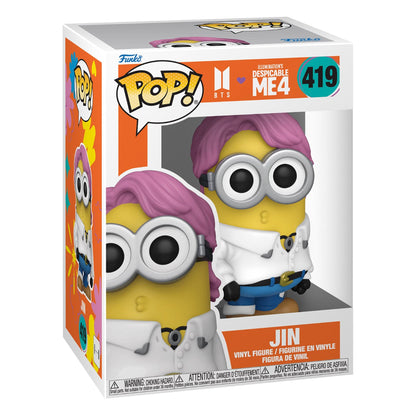 Funko Pop! BTS: Illumination's Despicable Me 4 - Jin (Minion) - KOODOO