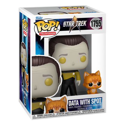 Funko Pop! Television: Star Trek - Data With Spot - KOODOO