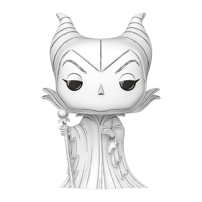 Funko Pop! Disney: Sleeping Beauty - Maleficent (Sketch) - KOODOO