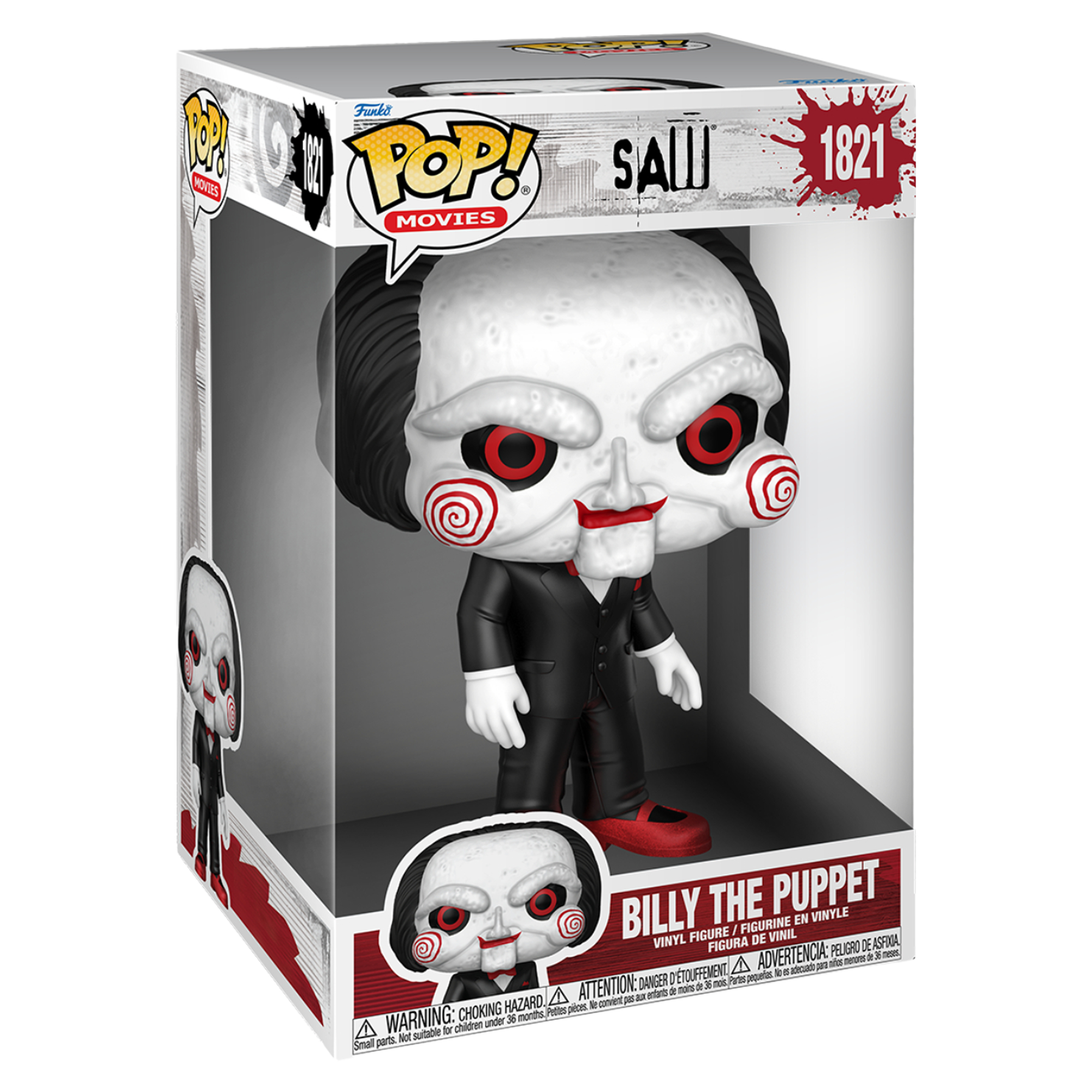 Funko Pop! Jumbo: Movies - Saw - Billy the Puppet - KOODOO