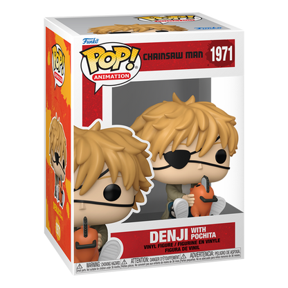 Funko Pop! Animation: Chainsaw Man - Denji With Pochita - KOODOO