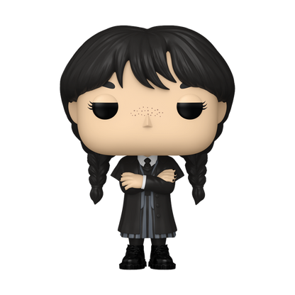 Funko Pop! Television: Wednesday - Wednesday Addams (Black Coat) - KOODOO