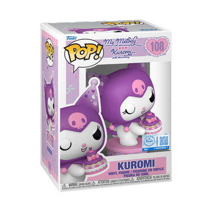 Funko Pop!: Sanrio - My Melody 50th Anniversary - Kuromi 20th Anniversary - Kuromi with Cake (Special Edition) - KOODOO