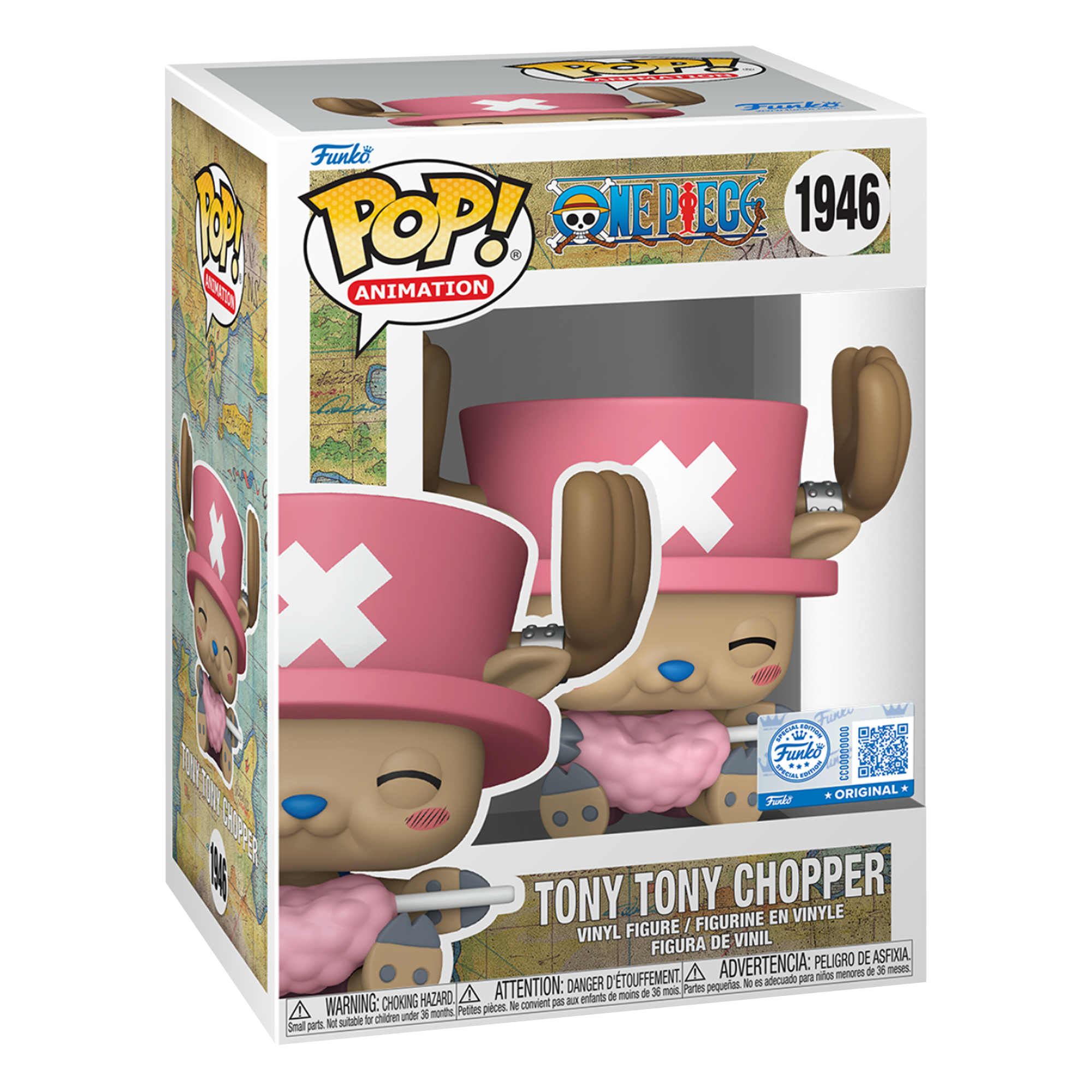 Funko Pop! Animation: One Piece - Tony Tony Chopper With Cotton Candy (Special Edition) - KOODOO