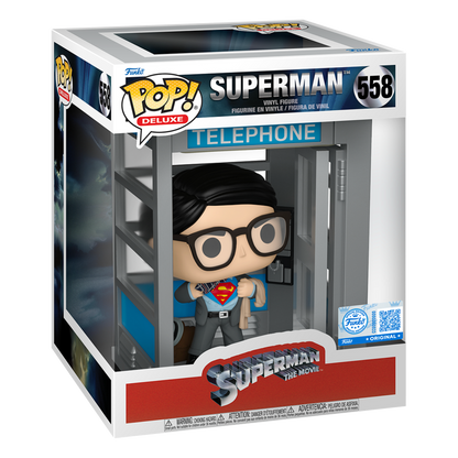 Funko Pop! Deluxe: Superman The Movie - Superman In Phone Booth (Special Edition) - KOODOO