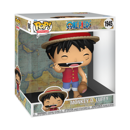 Funko Pop! Jumbo: One Piece - Monkey D. Luffy with Meat - 10 Inch - KOODOO