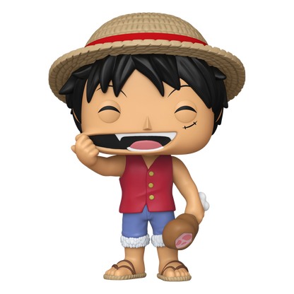 Funko Pop! Jumbo: One Piece - Monkey D. Luffy with Meat - 10 Inch - KOODOO