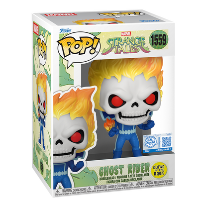 Funko Pop! Marvel: Strange Tales - Ghost Rider (Glow in the Dark - Special Edition) - KOODOO