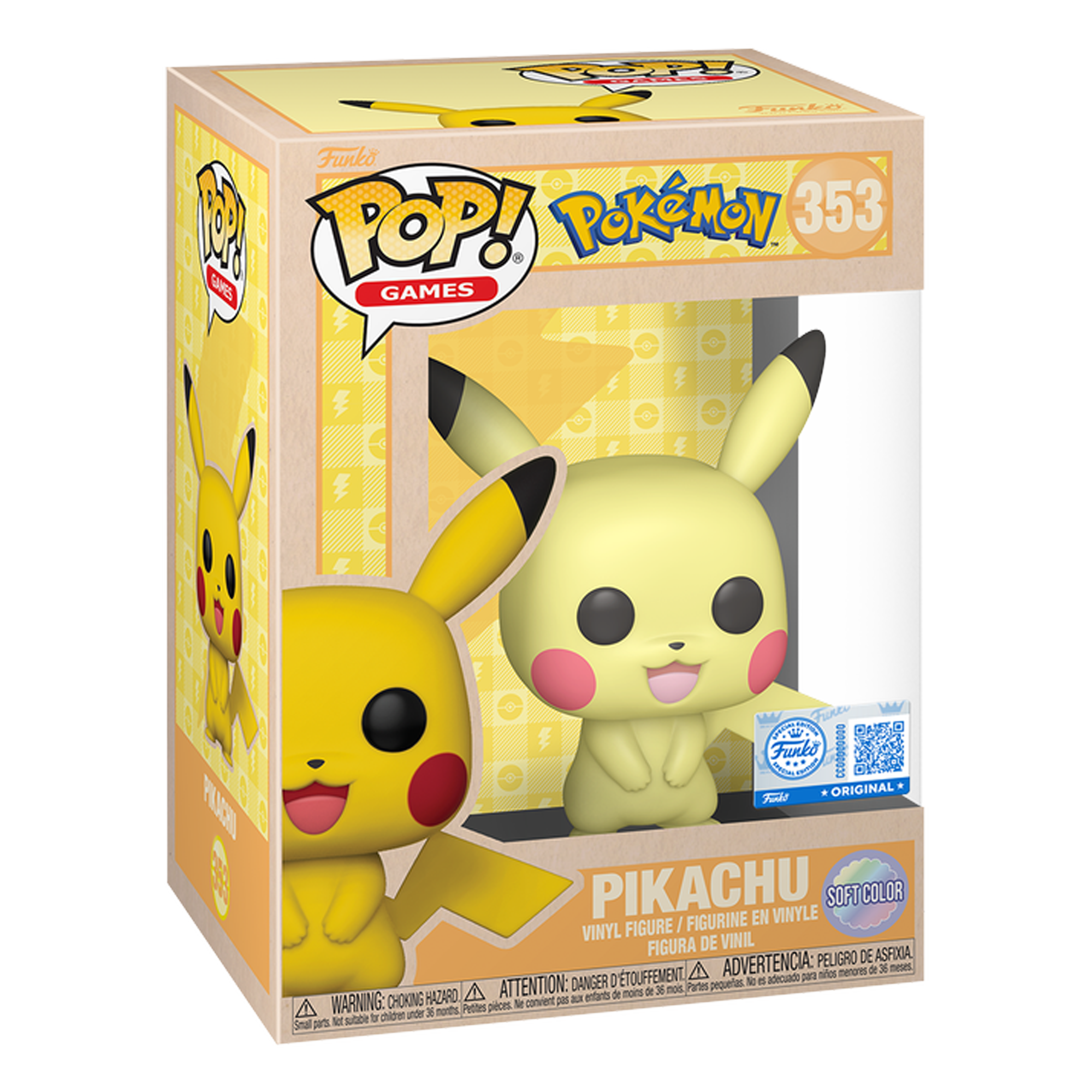 Funko Pop! Games: Pokemon - Pikachu (Soft Color) (Special Edition) - KOODOO