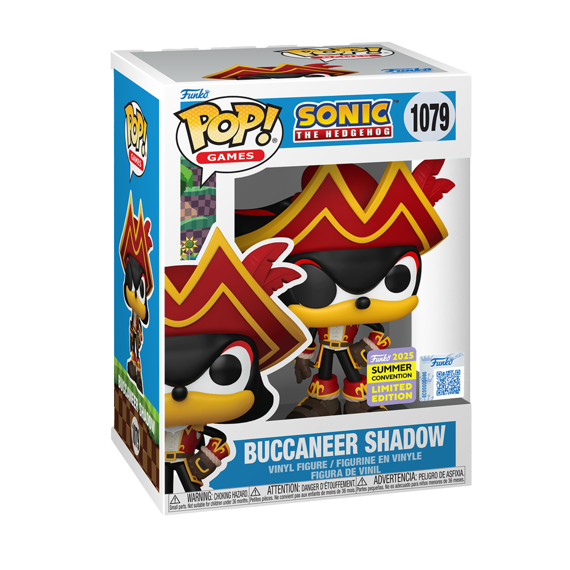Funko Pop! Games: Sonic the Hedgehog - Buccaneer Shadow (Limited Edition) - KOODOO