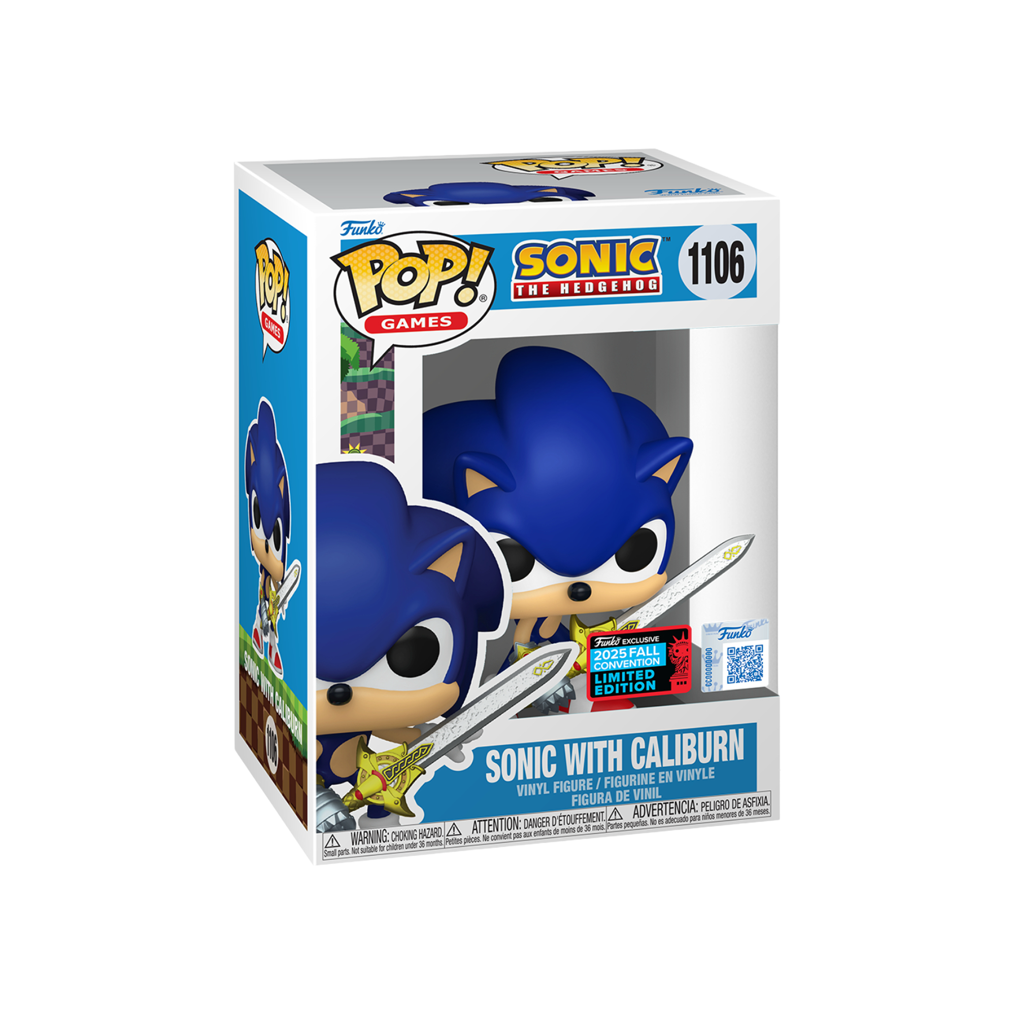 Funko Pop! Games: Sonic the Hedgehog - Sonic with Caliburn (Limited Edition) - KOODOO