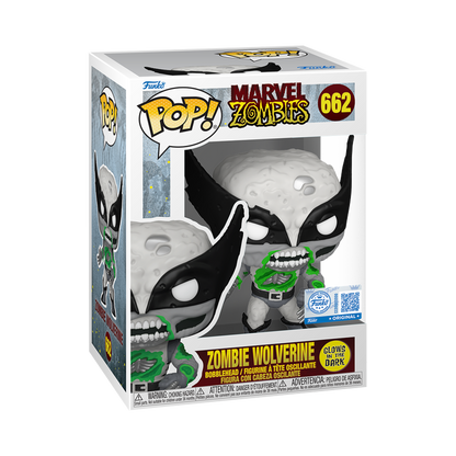 Funko Pop! Marvel Zombies - Zombie Wolverine (Glow in the Dark - Special Edition) - KOODOO