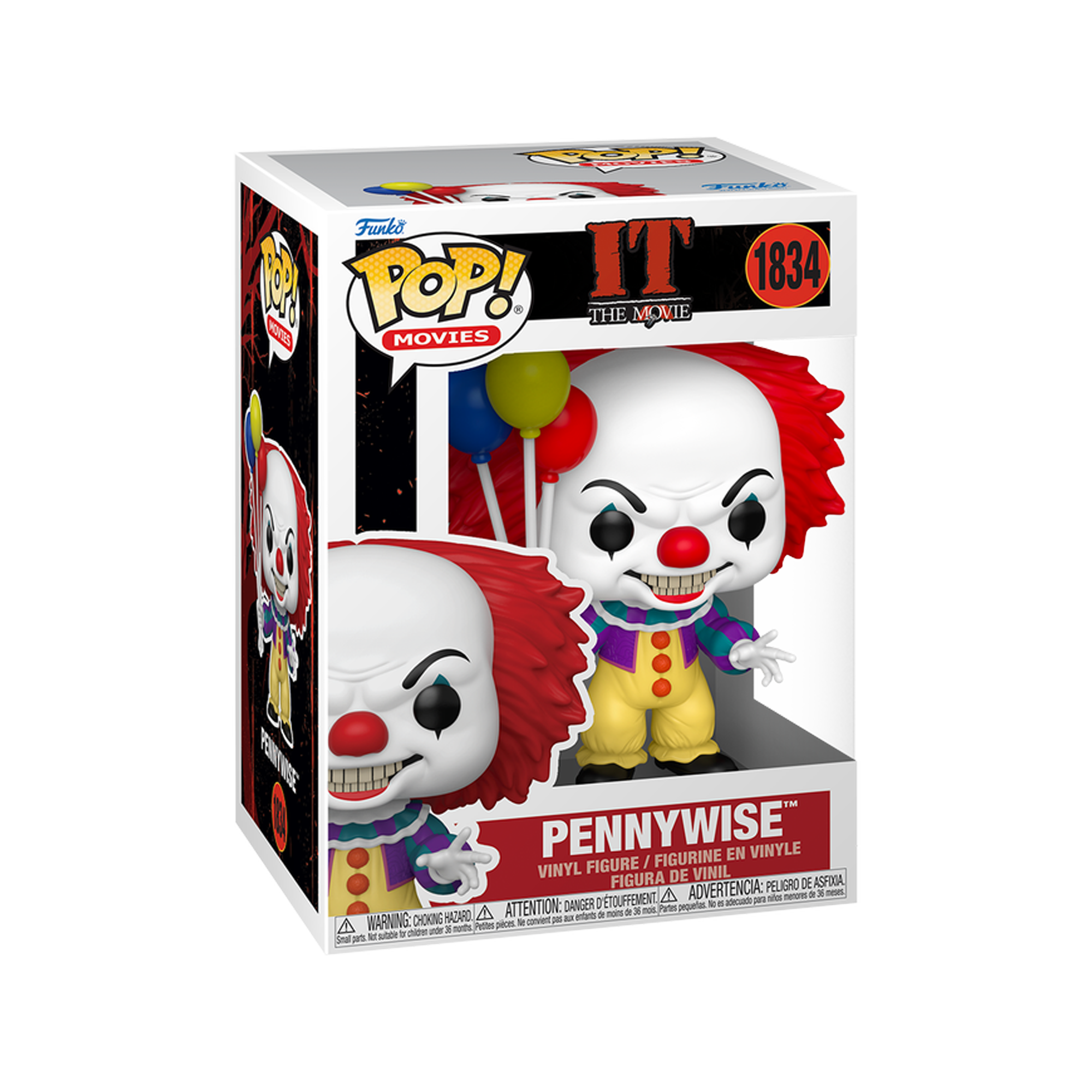 Funko Pop! Movies: IT The Movie - Pennywise (1990) - KOODOO