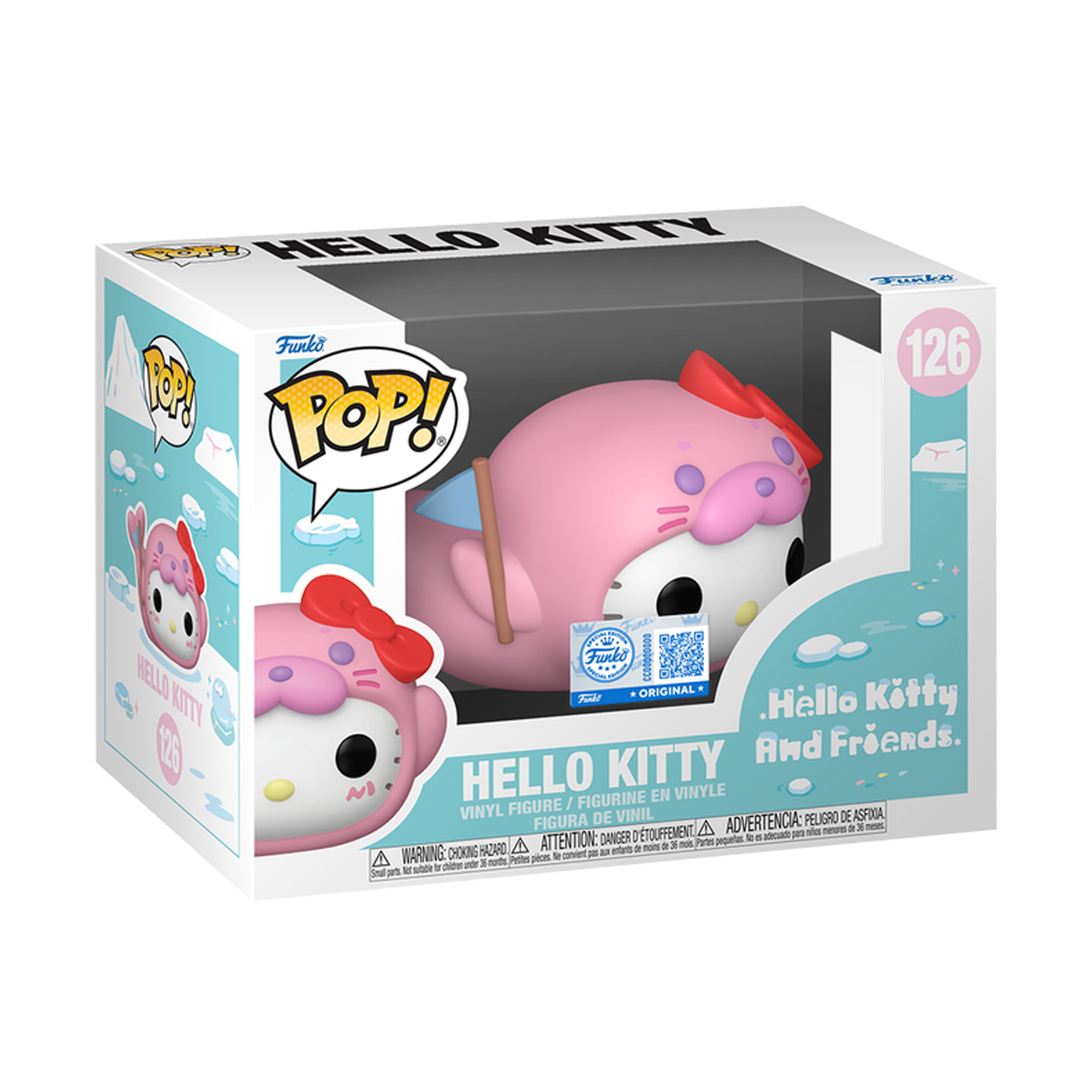 Funko Pop! Hello Kitty and Friends: Hello Kitty as Seal Pup (Special Edition) - KOODOO