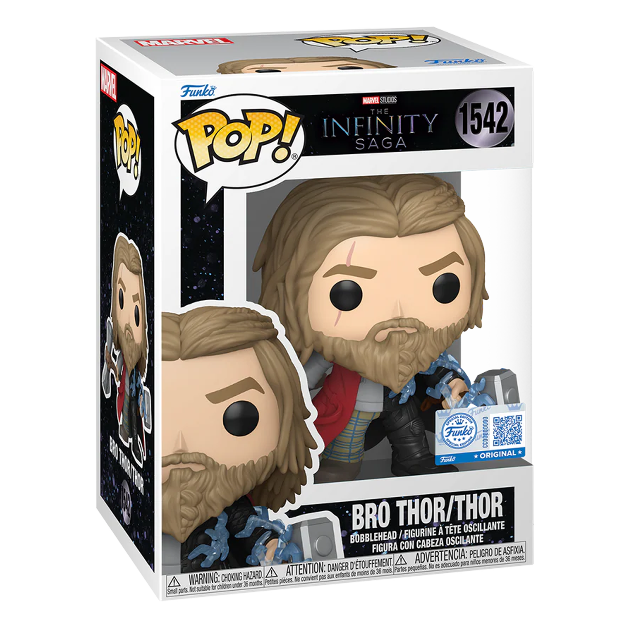 Funko Pop! Marvel Studios: The Infinity Saga - Bro Thor / Thor (Special Edition) - KOODOO