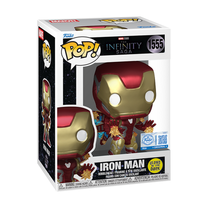 Funko Pop! Plus: Marvel Studios The Infinity Saga - Iron Man (Glow in the Dark - Special Edition) - KOODOO