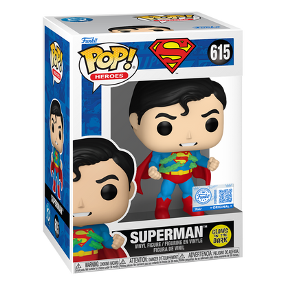 Funko Pop! Heroes: Superman - Superman (Breaking Chains) (Glow in the Dark - Special Edition) - KOODOO