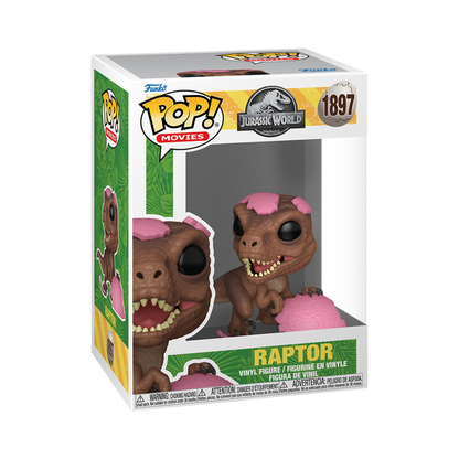 Funko Pop! Movies: Jurassic World - Raptor (Pink Egg) - KOODOO