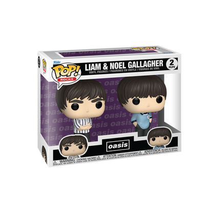 Funko Pop! Rocks: Oasis - Liam & Noel Gallagher 2-Pack - KOODOO