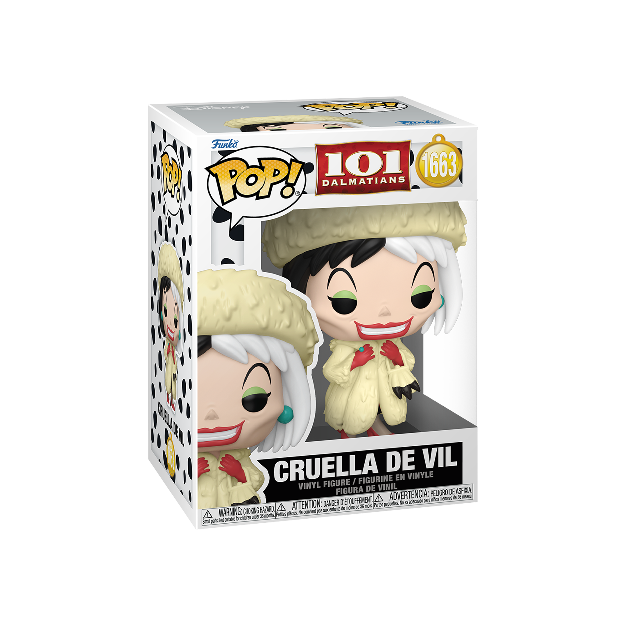 Funko Pop! Disney: 101 Dalmatians - Cruella de Vil - KOODOO